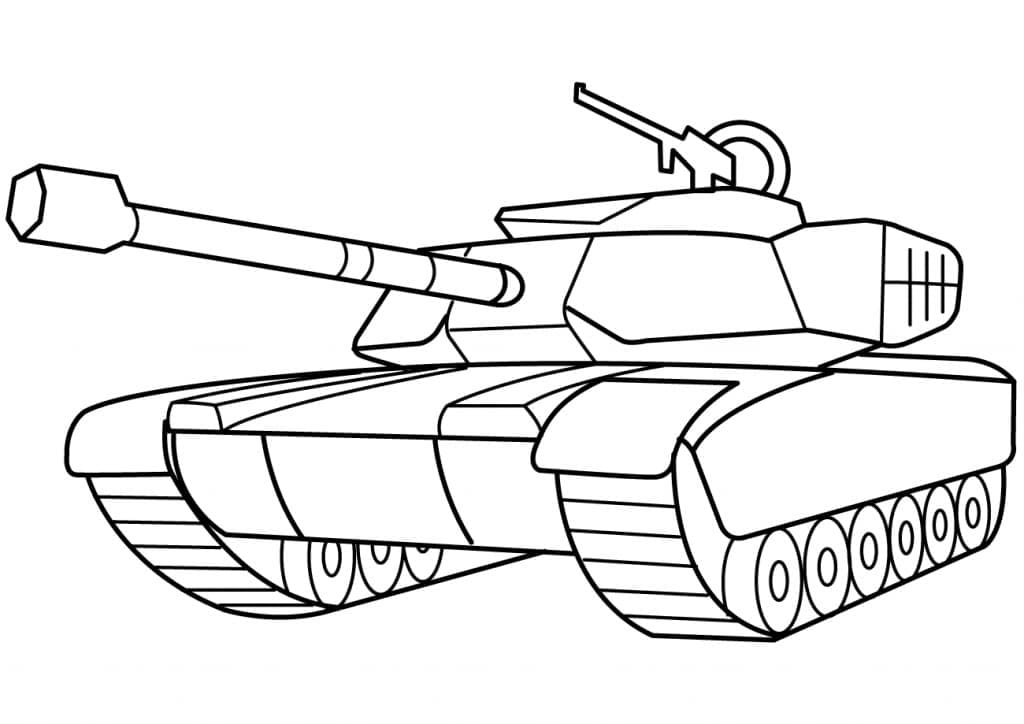 Erstaunlicher Panzer ausmalbilder