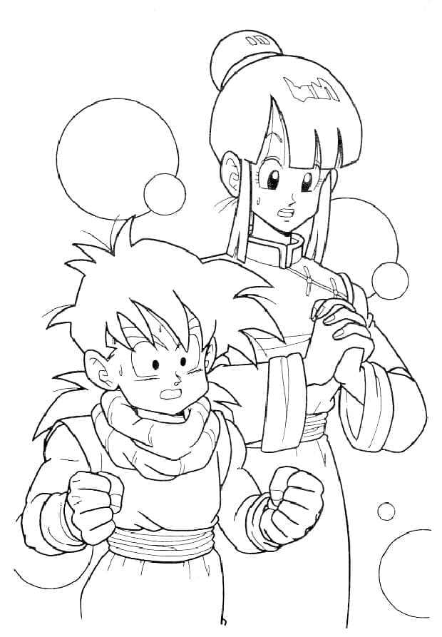 Erstaunliches Dragon Ball Z ausmalbilder