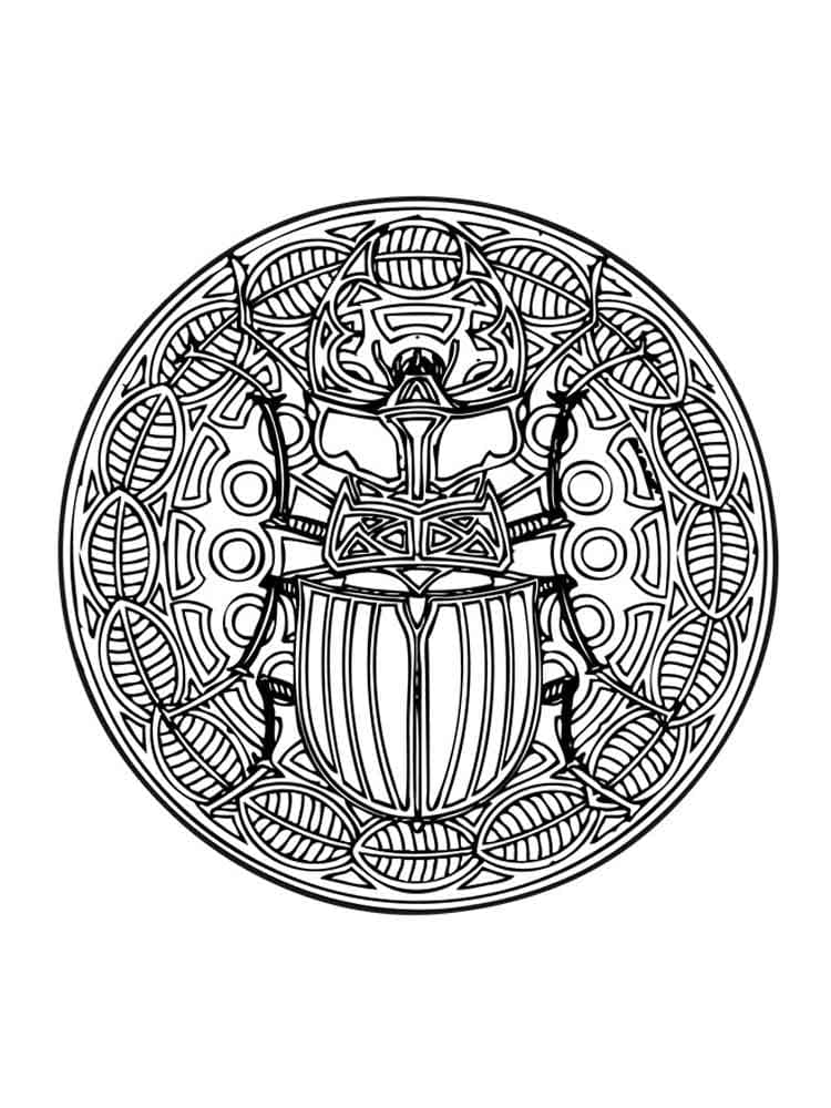 Erstaunliches Tiere Mandala ausmalbilder