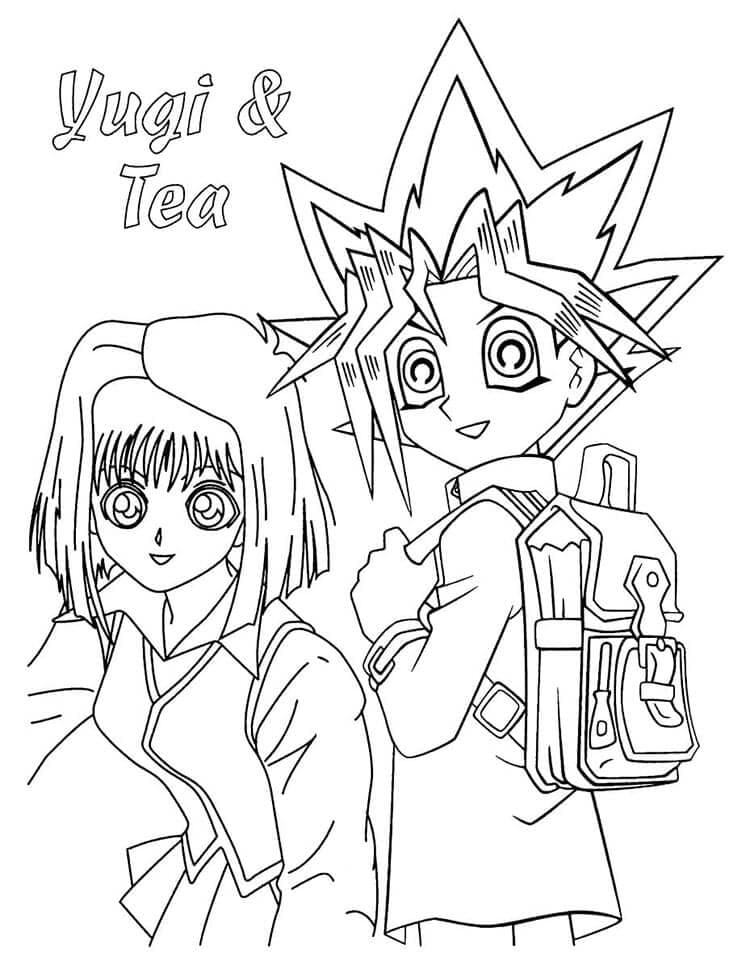 Erstaunliches Yu-Gi-Oh ausmalbilder