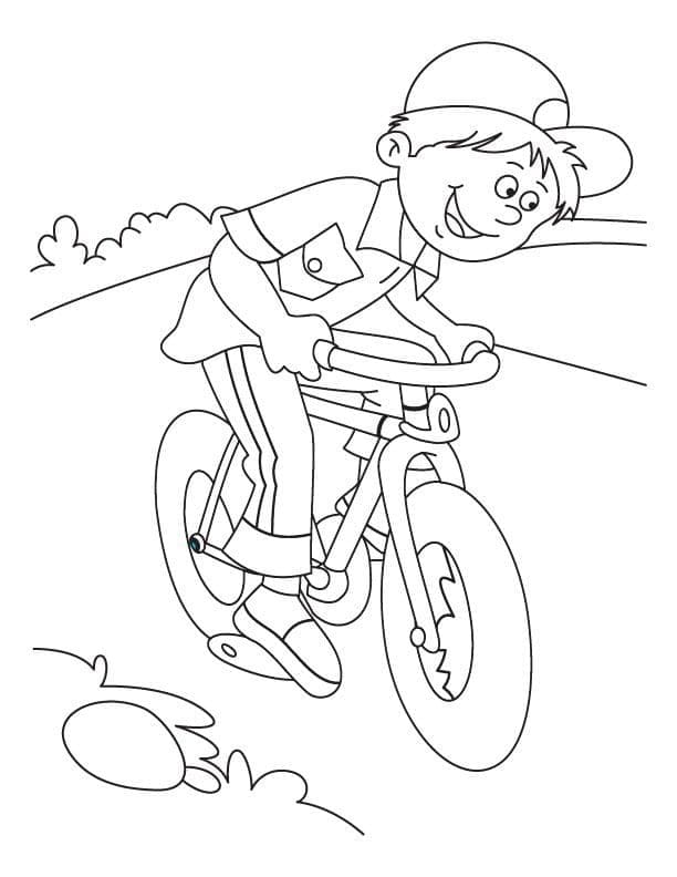 Fahrrad kostenlos ausmalbilder