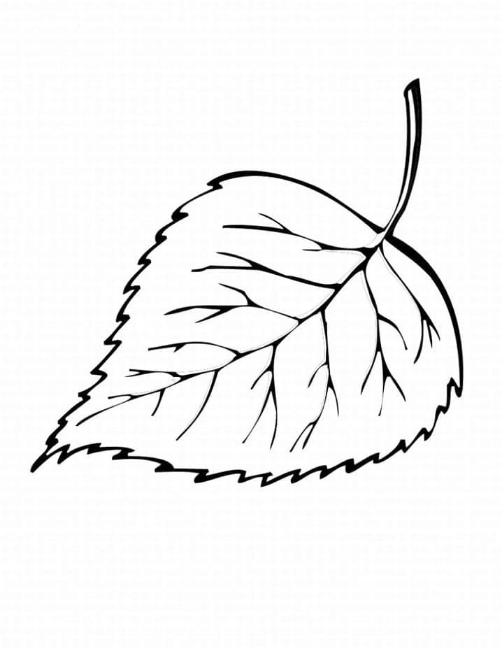 Fallendes Blatt ausmalbilder