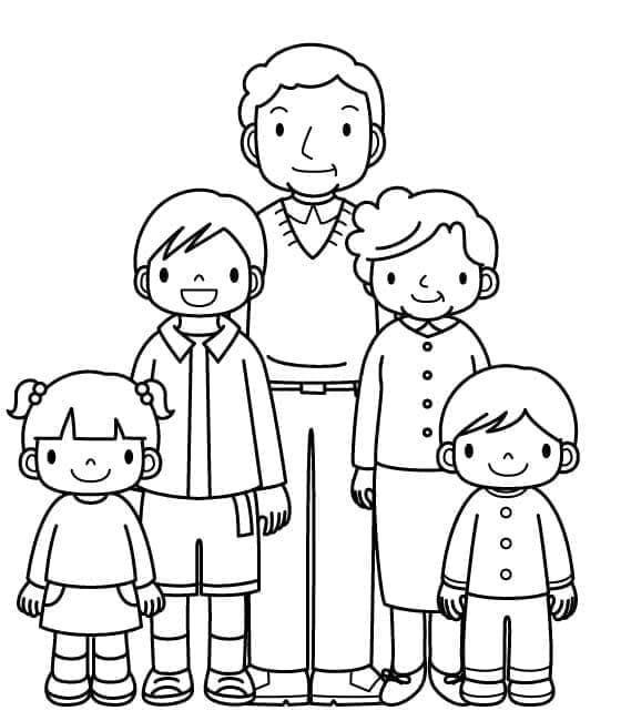 Familie Bild Kostenlos ausmalbilder
