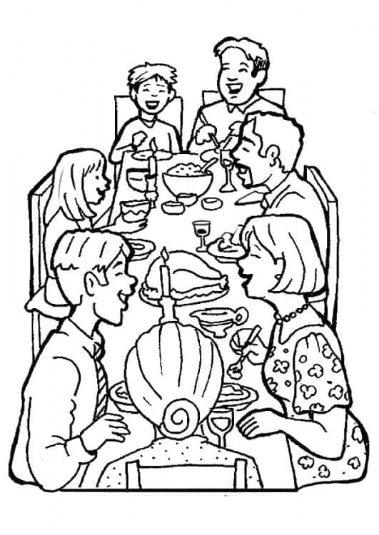 Familie Drucken ausmalbilder