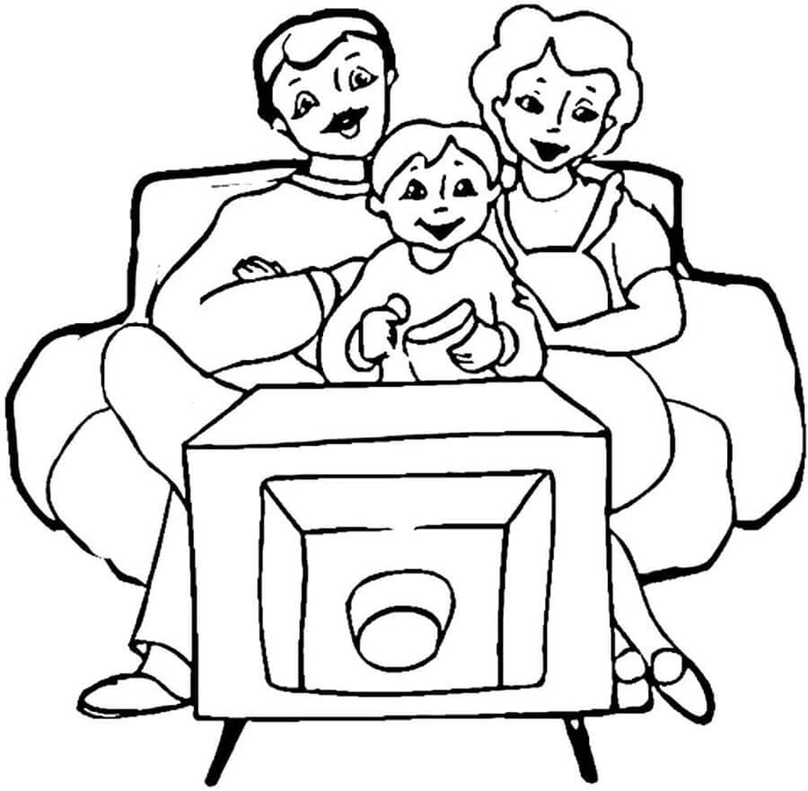 Familie Für Kinder Gratis ausmalbilder