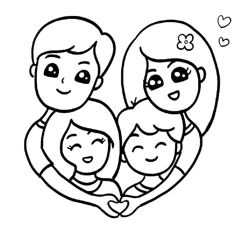 Familie Für Kostenlos ausmalbilder