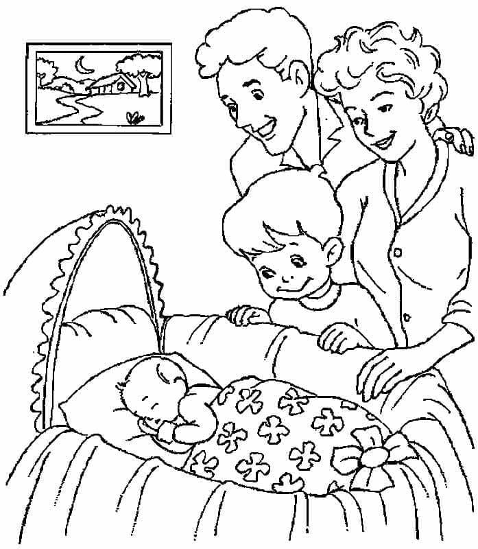 Familie Kostenlos Druckbar ausmalbilder