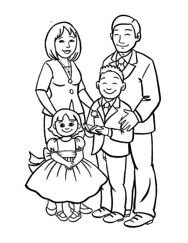 Familie Kostenlos Drucken ausmalbilder