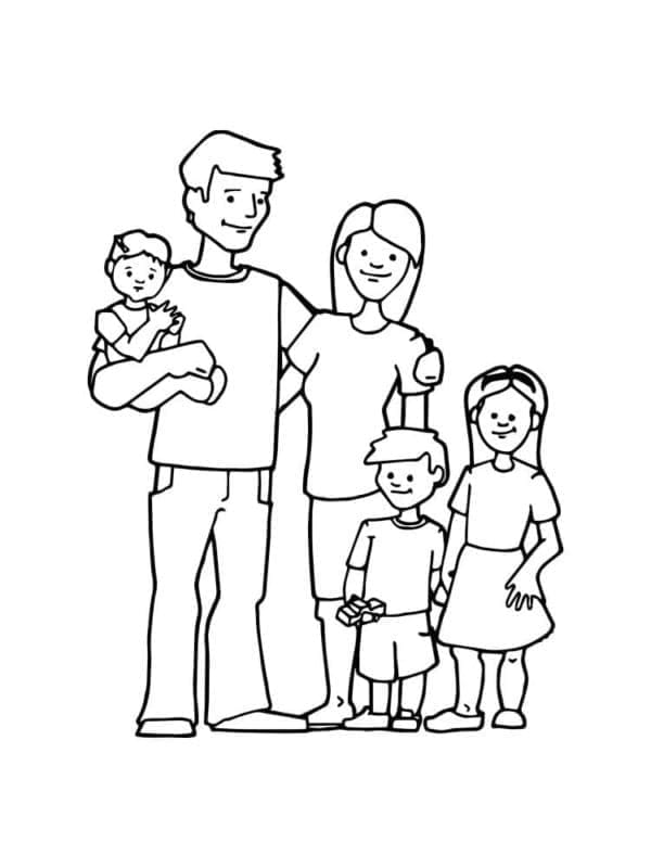 Familie Kostenlos Für Kinder ausmalbilder