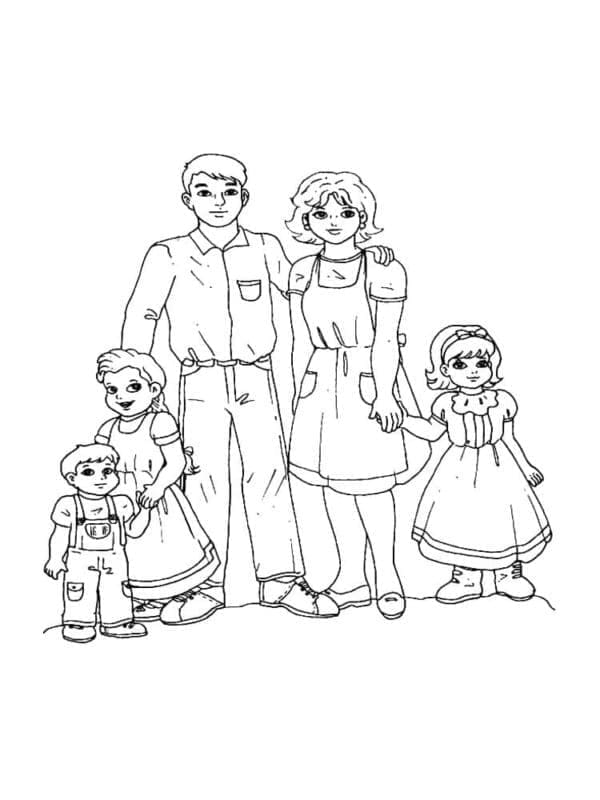 Familie Liebenswert ausmalbilder