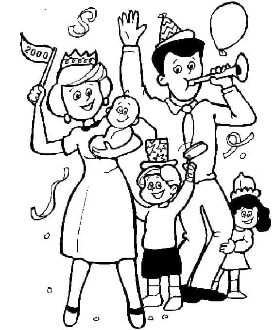 Familie Süß ausmalbilder