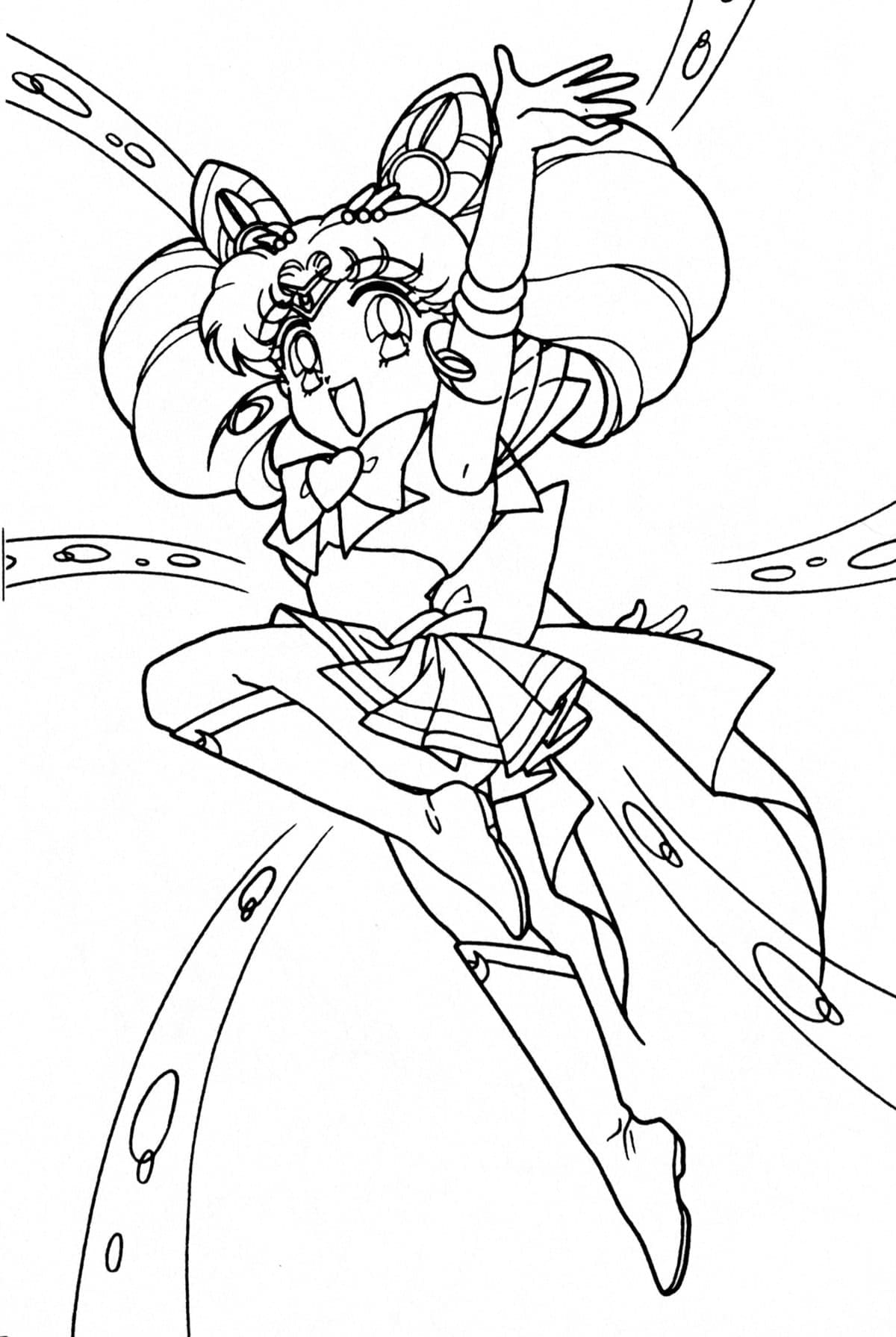 Fantastisches Sailor Moon Anime ausmalbilder