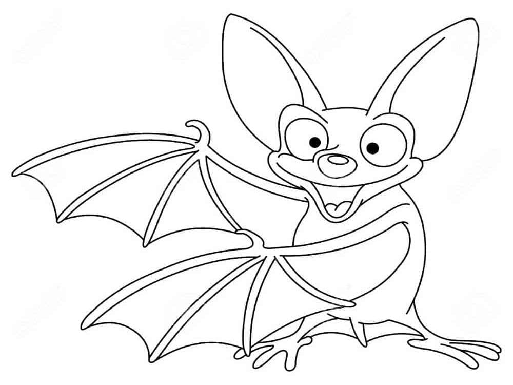 Fledermaus Drucken ausmalbilder