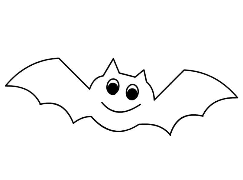 Fledermaus Für 2-Jährige Kinder ausmalbilder