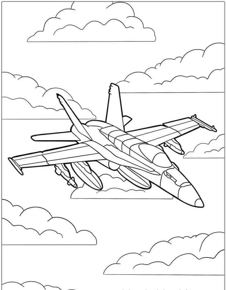 Flugzeug (3) ausmalbilder