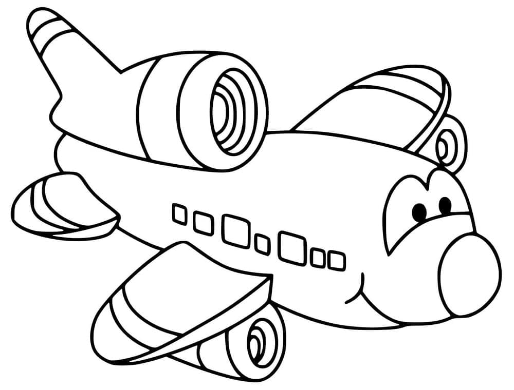 Flugzeug (5) ausmalbilder