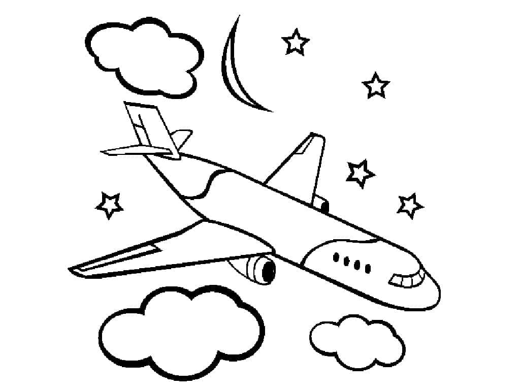 Flugzeug (7) ausmalbilder