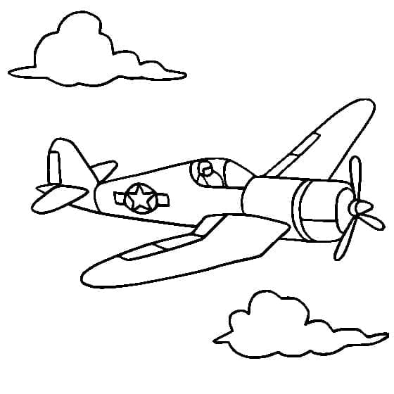 Flugzeug Bild ausmalbilder
