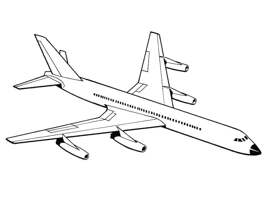 Flugzeug für 1-jährige Kinder ausmalbilder