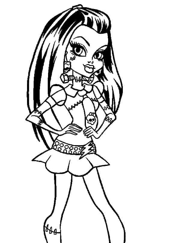 Frankie Stein Monster High ausmalbilder