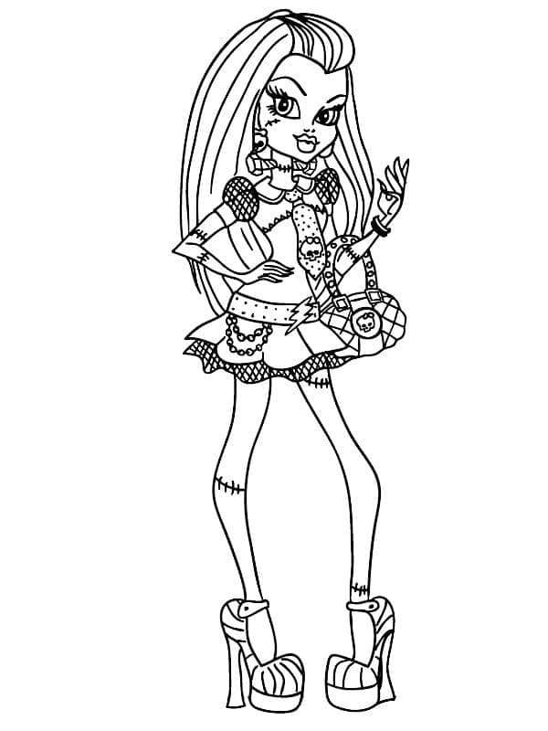 Frankie Stein di Monster High ausmalbilder