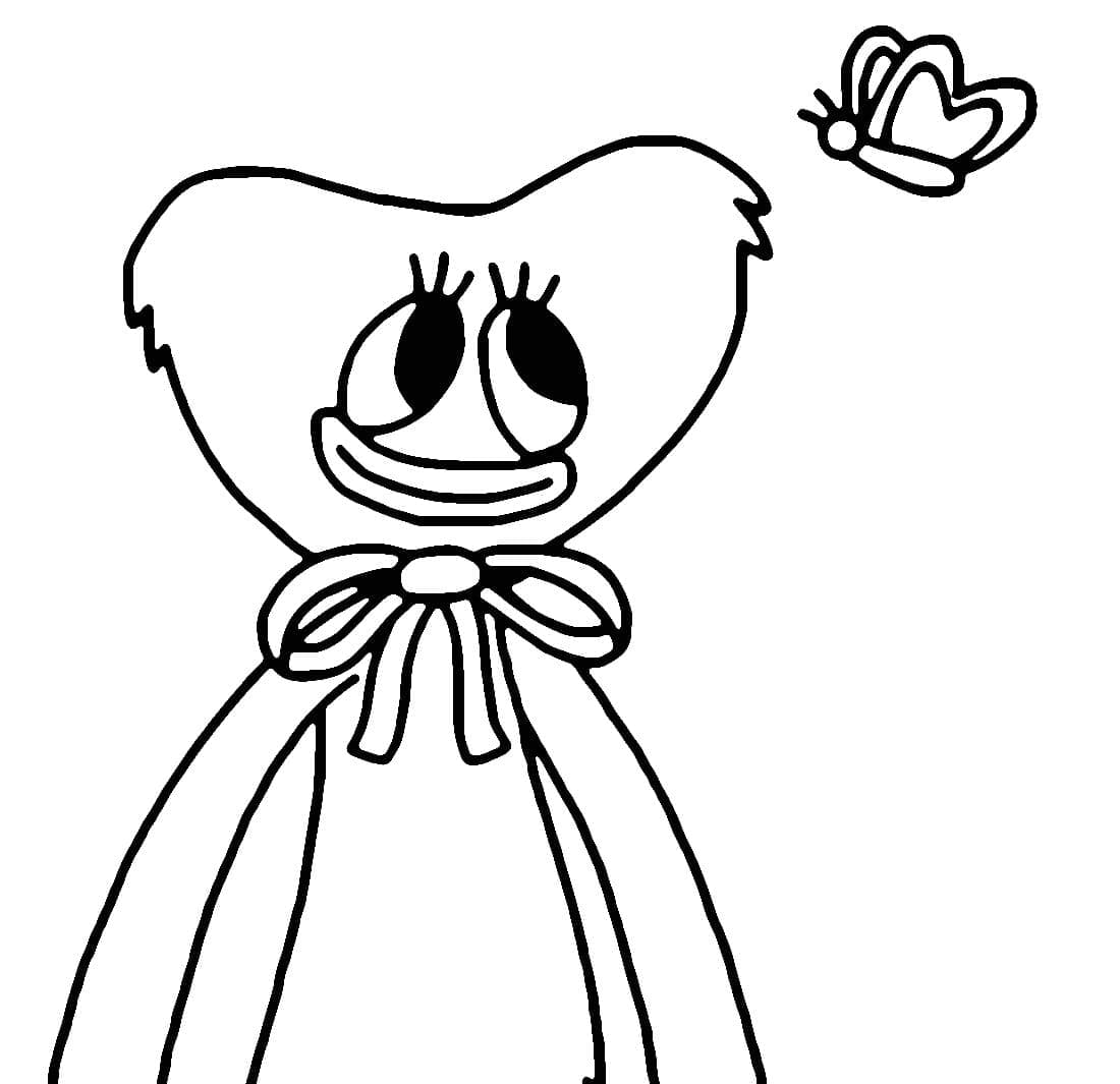 Freundliche Kissy Missy ausmalbilder