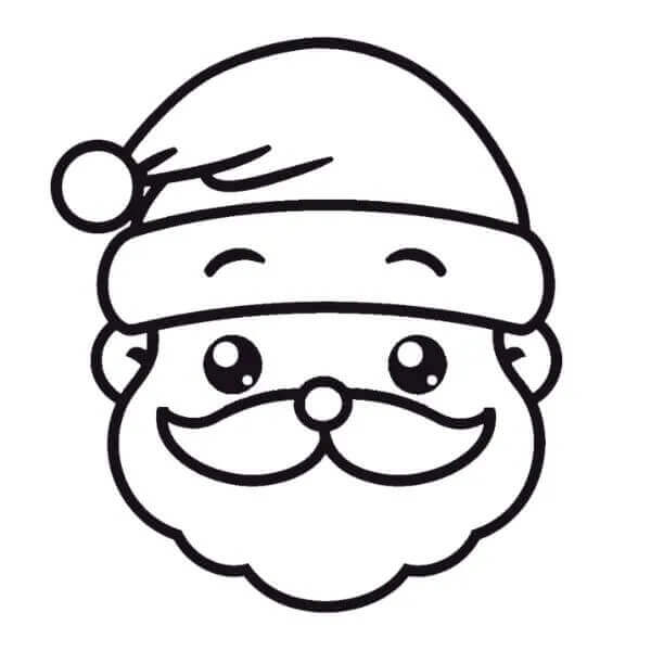 Freundlicher Weihnachtsmann ausmalbilder