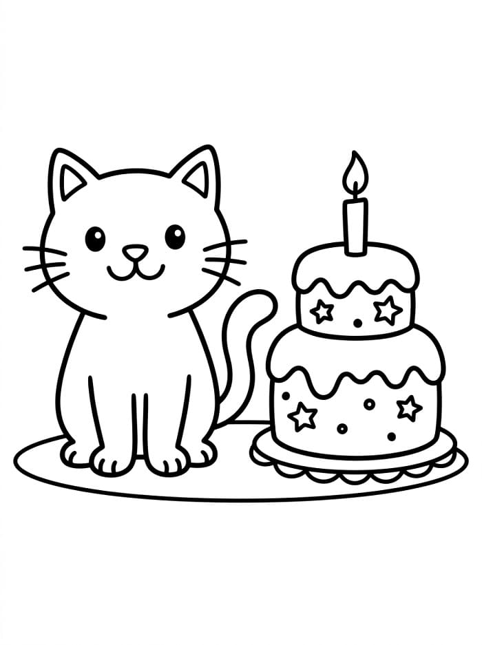 Fröhlicher Geburtstag ausmalbilder