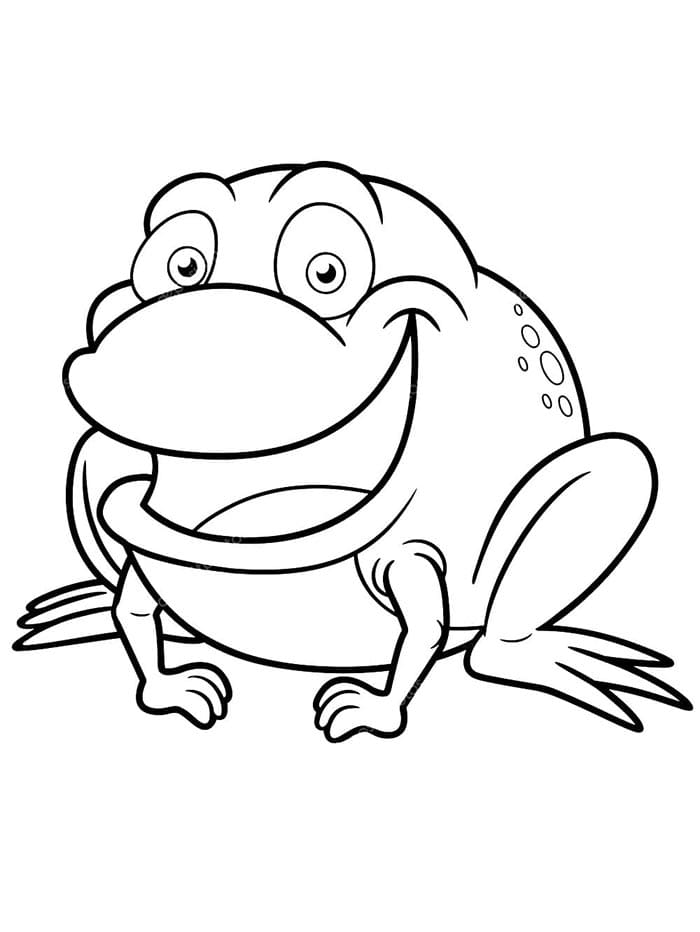 Frosch Druckbar ausmalbilder