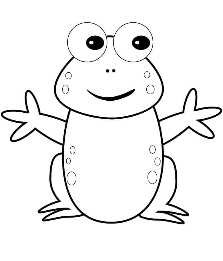 Frosch Für 2-Jährige Kinder ausmalbilder