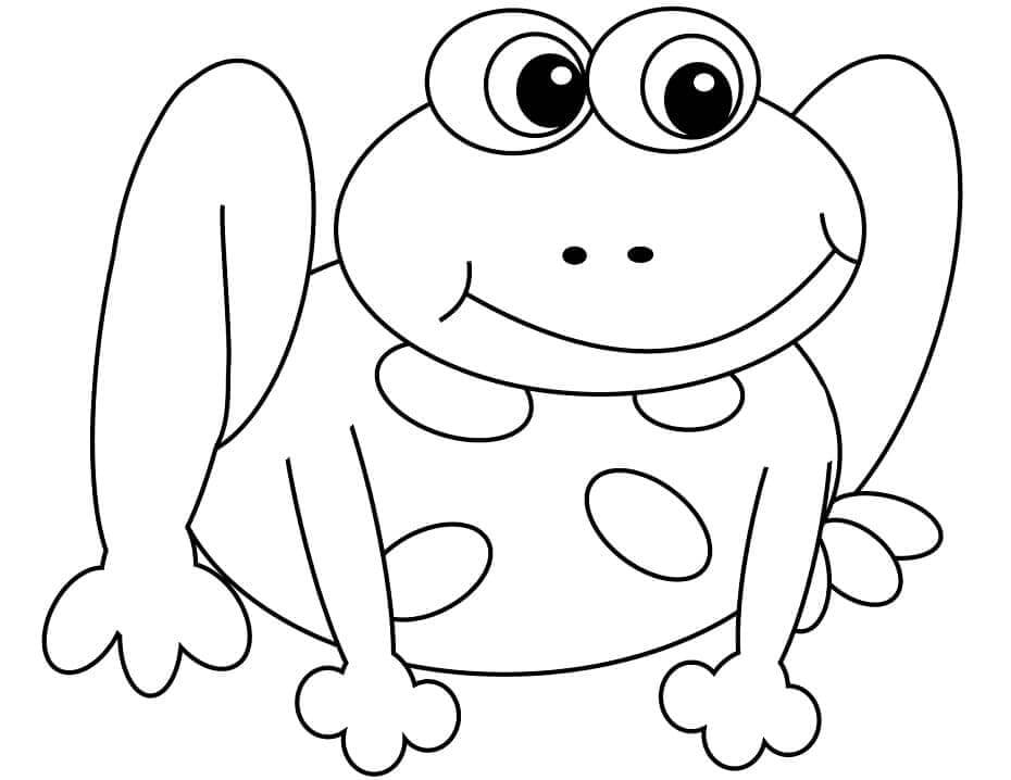 Frosch Für 4-Jährige Kinder ausmalbilder