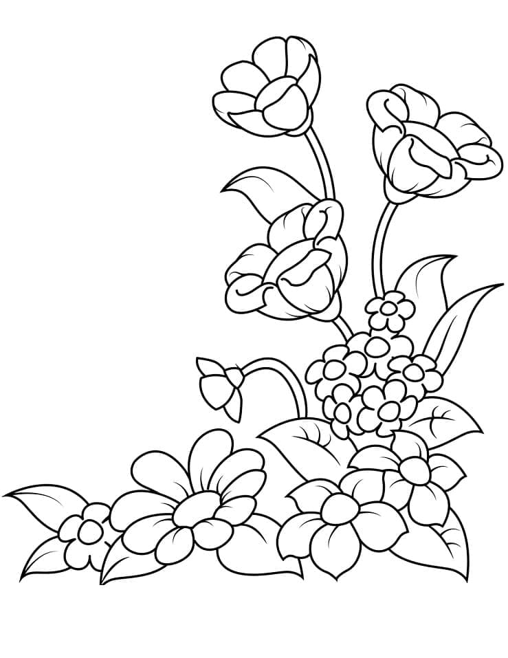 Frühling druckbar für Kinder ausmalbilder