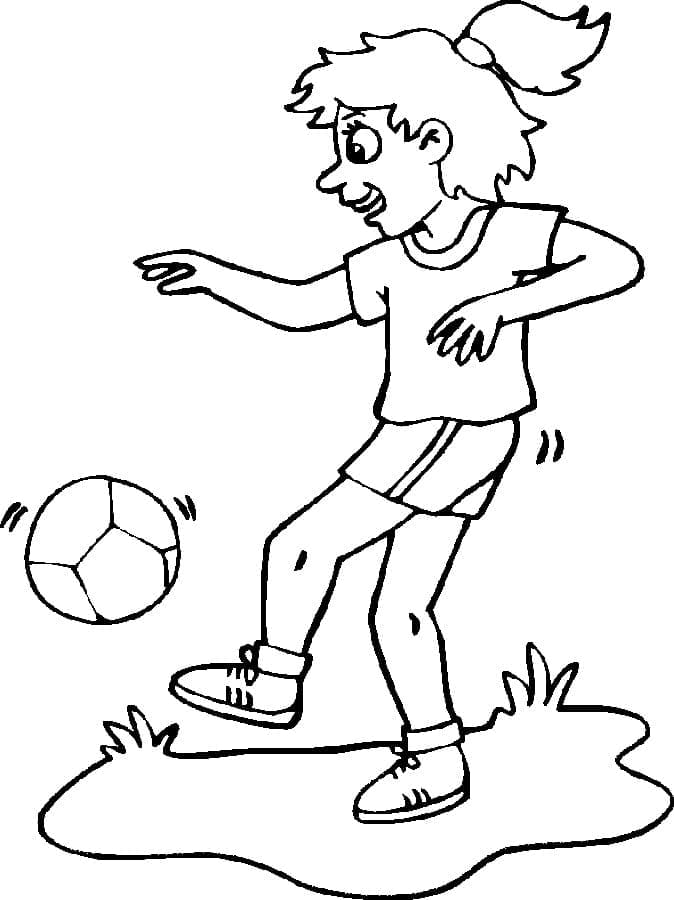 Fußball Für Kinder ausmalbilder