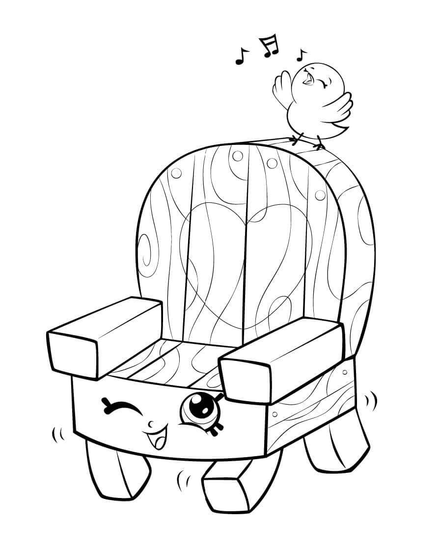 Garden Chair Shopkins ausmalbilder