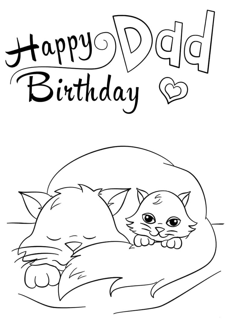 Geburtstag Druckbar Frei ausmalbilder