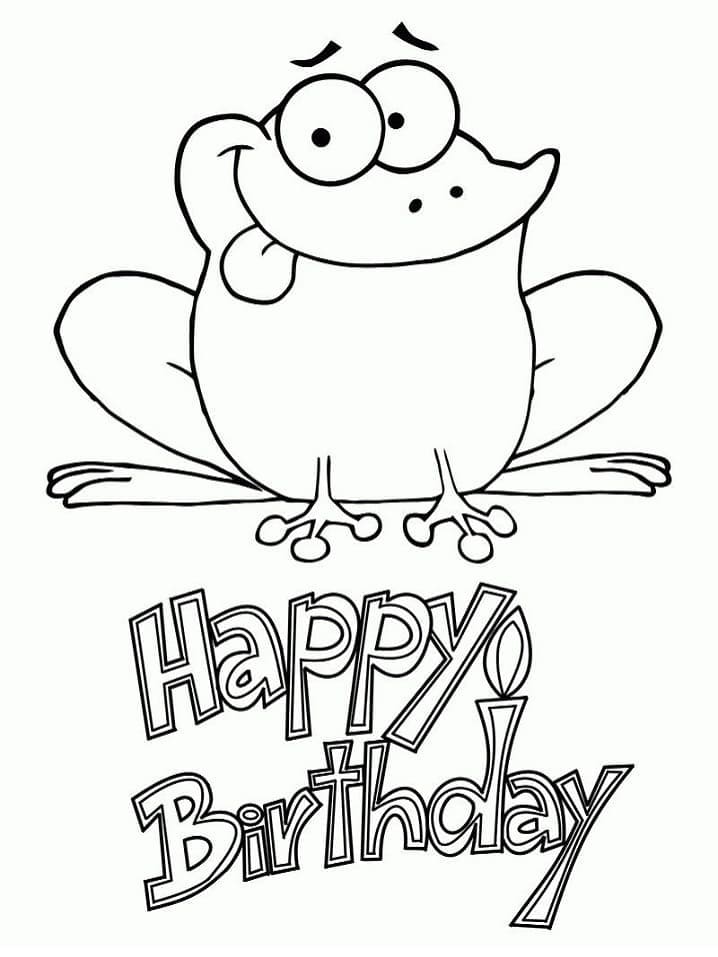Geburtstag Gratis ausmalbilder