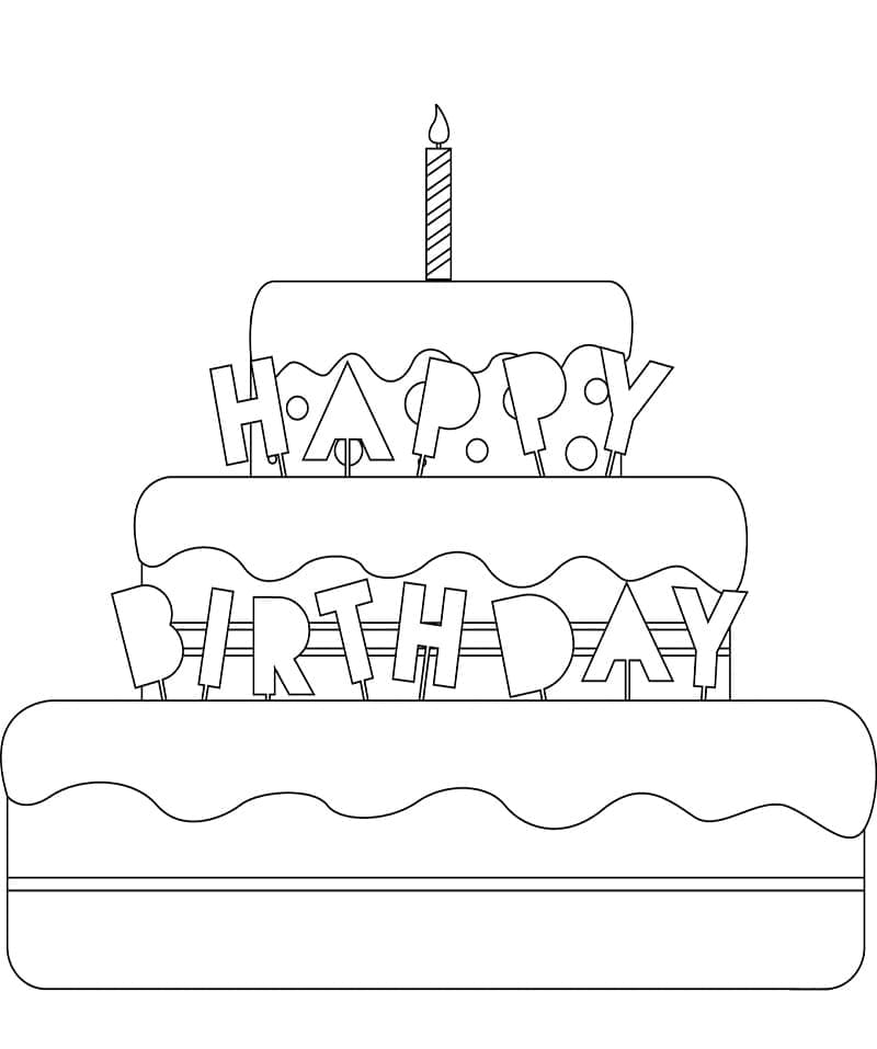 Geburtstag Zum Drucken ausmalbilder