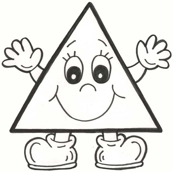 Geometrische Formen gratis ausmalbilder