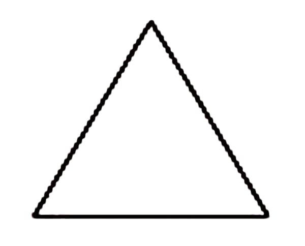Gewöhnlicher Geometrische Formen ausmalbilder
