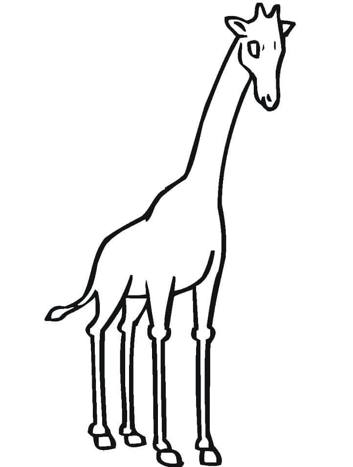 Giraffe Druckbar Für Kinder ausmalbilder