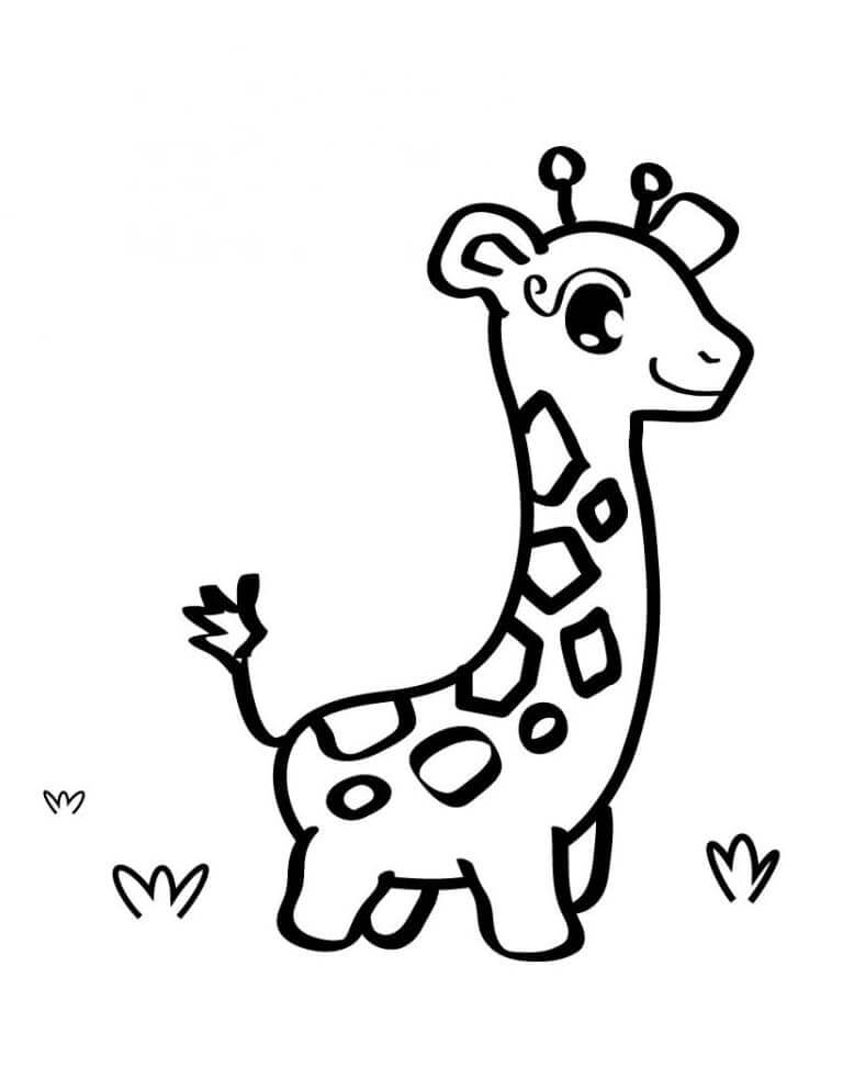 Giraffe Kostenlos Zum Drucken ausmalbilder