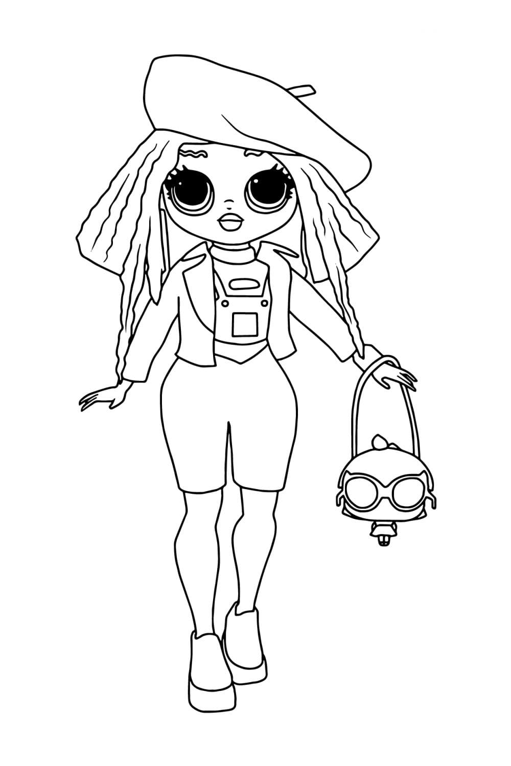 Girl Neon di LOL OMG ausmalbilder