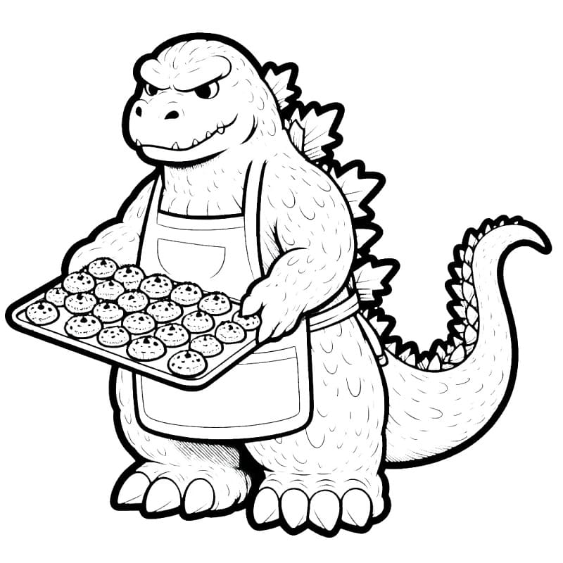 Godzilla Bild ausmalbilder