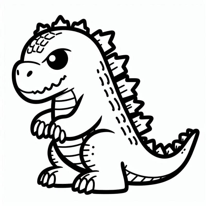Godzilla Malvorlage für Kinder ausmalbilder
