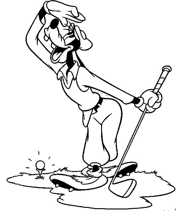 Golf Für Kostenlos ausmalbilder