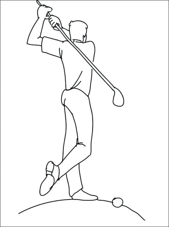 Golf Zum Drucken Gratis ausmalbilder