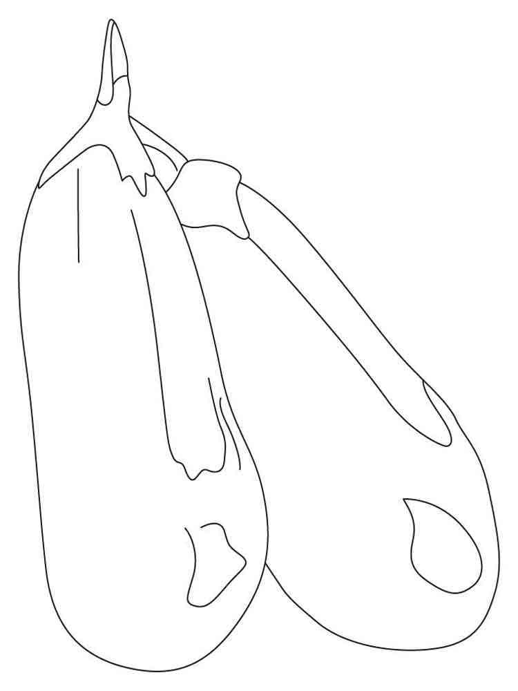 Gratis Aubergine Bild ausmalbilder
