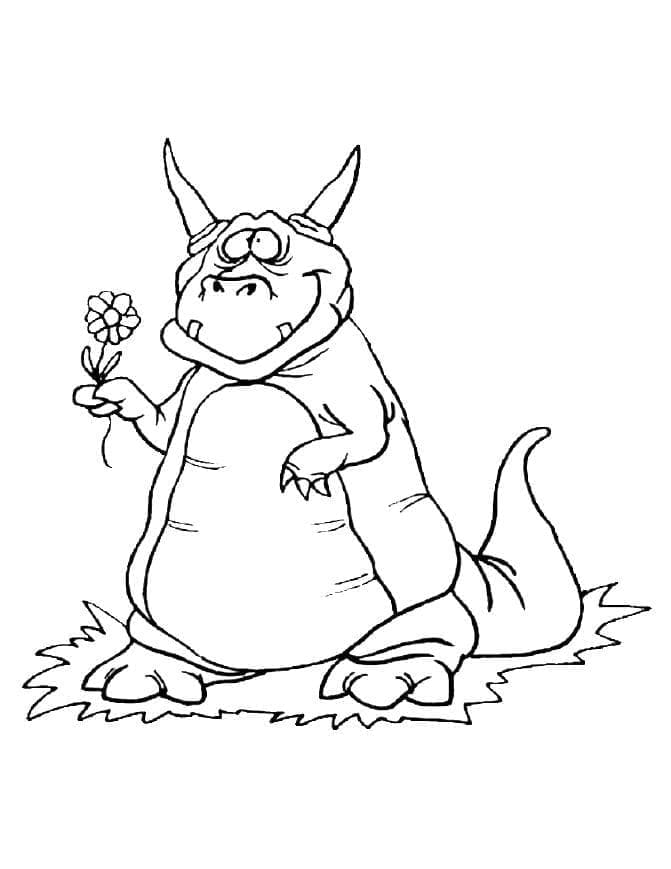 Gratis Kinder-Bild Drache ausmalbilder