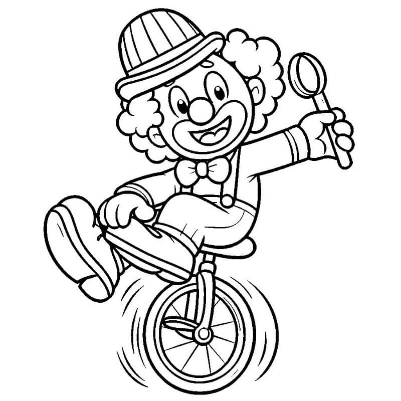 Gratis Zirkus Bild ausmalbilder
