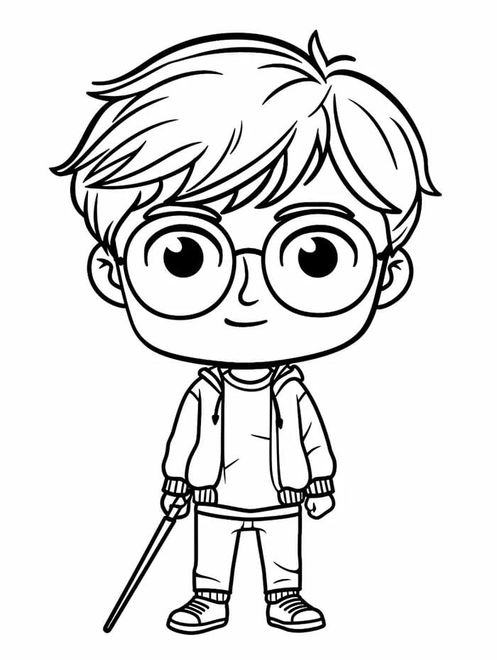 Gratis druckbarer Harry Potter ausmalbilder